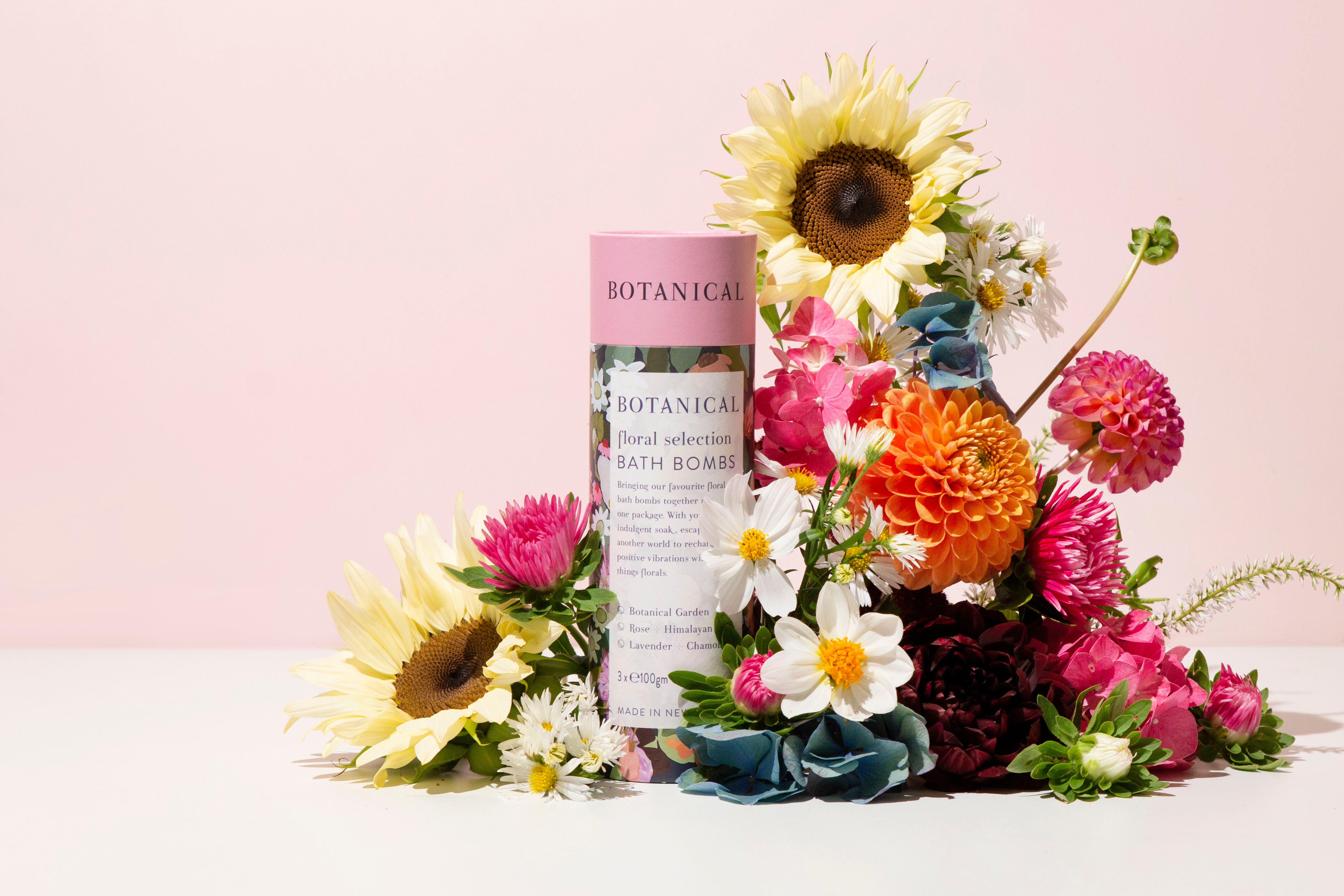 FLORAL SELECTION TUBE - BATH BOMBS
