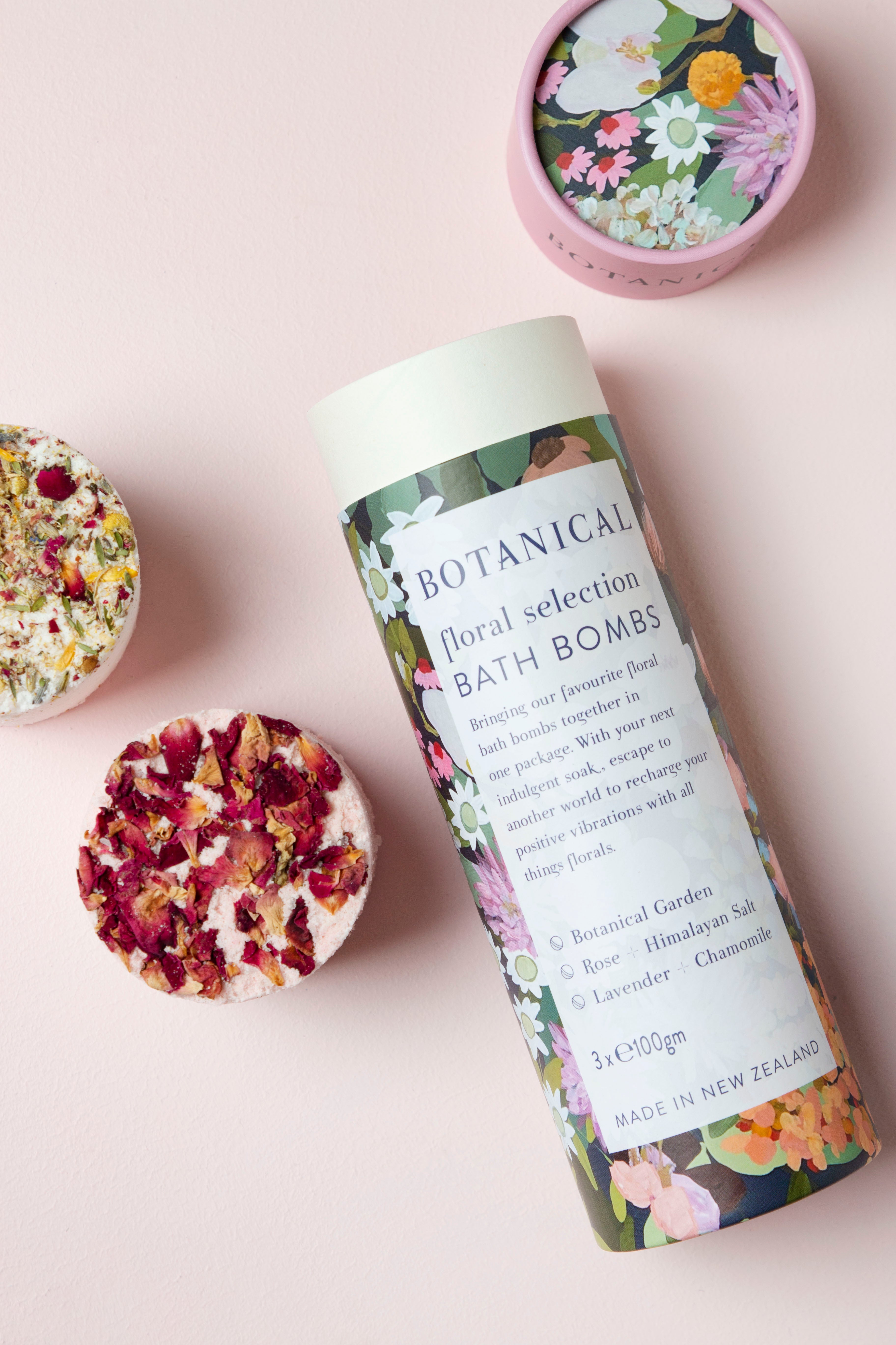 FLORAL SELECTION TUBE - BATH BOMBS