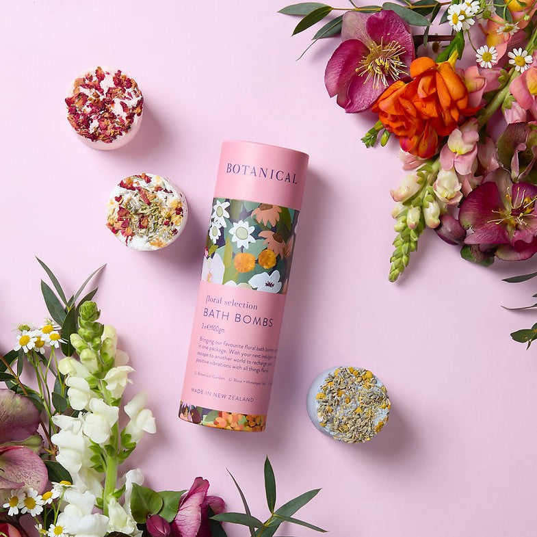 FLORAL SELECTION TUBE - BATH BOMBS