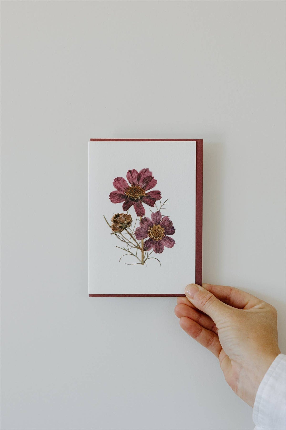 Individual Pressed Flower Card A6