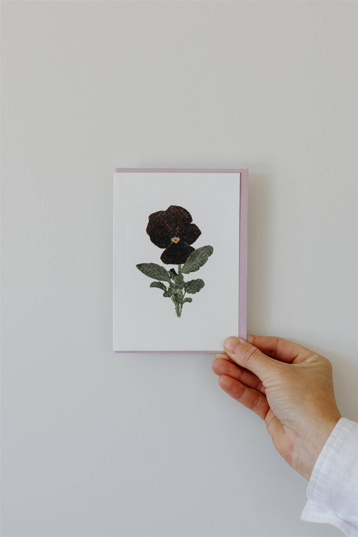 Individual Pressed Flower Card A6