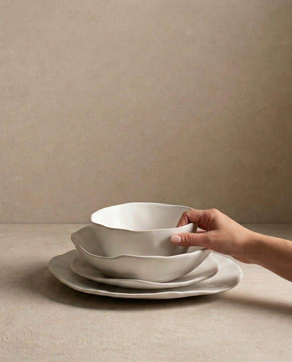 Pure Stoneware Pasta Plate 22cm