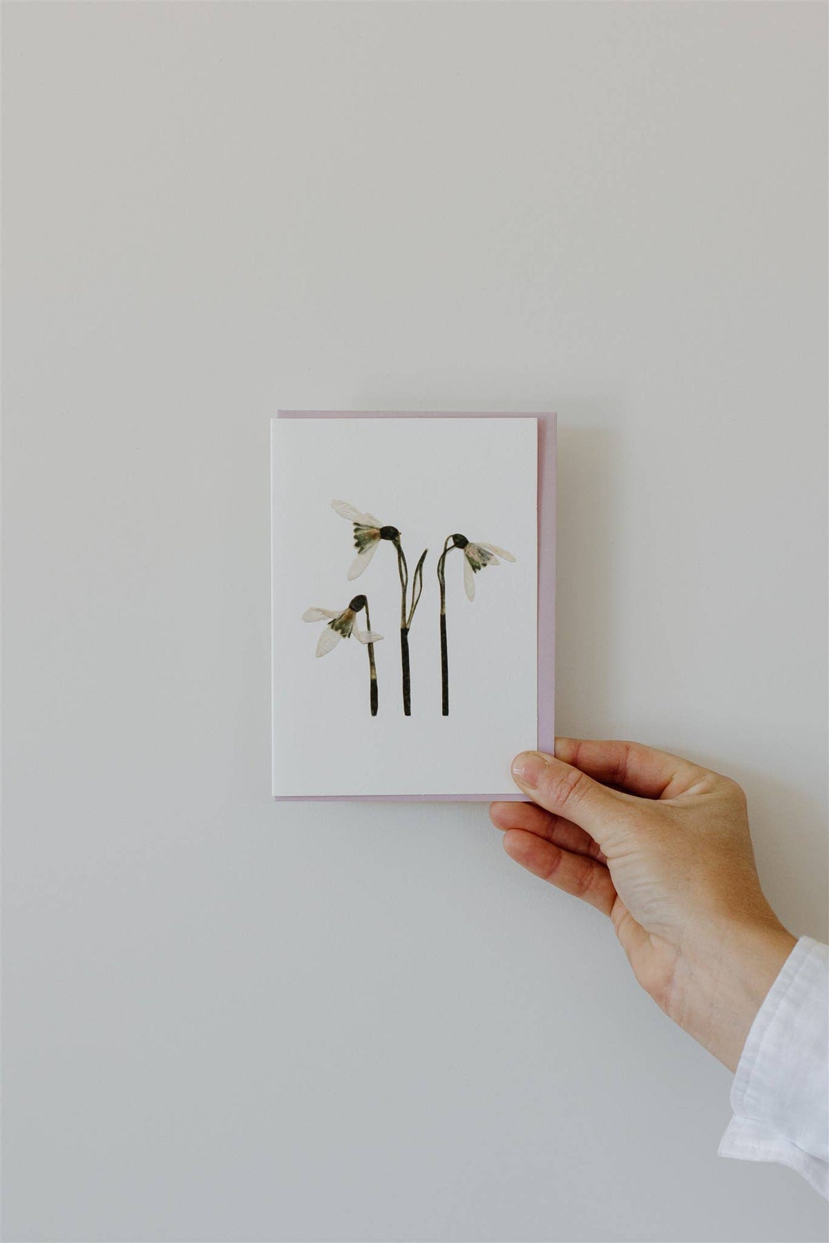 Individual Pressed Flower Card A6