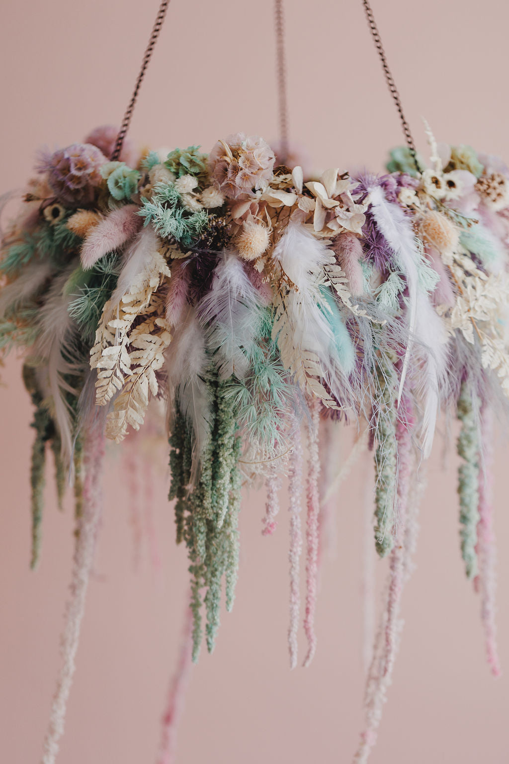 DRIED FLOWER HALO - ARABELLA