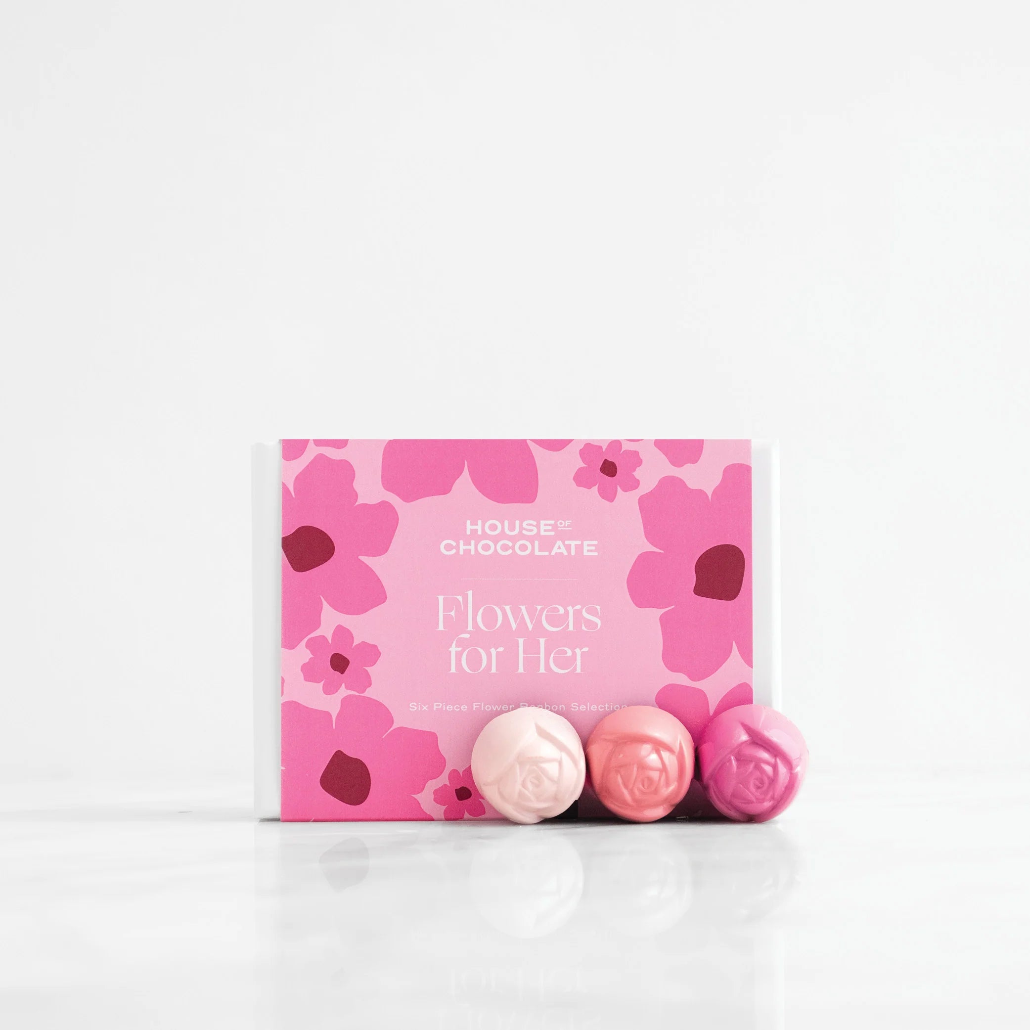 "FLOWERS FOR HER" BONBON SELECTION - SIX PIECE