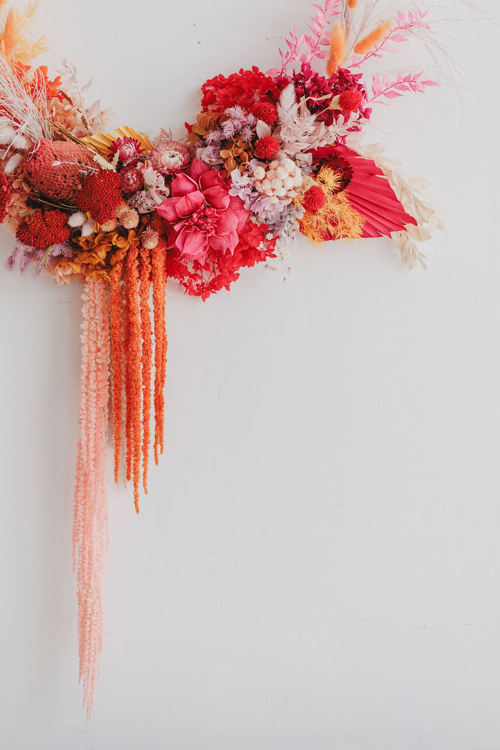 DRIED FLOWER WREATH - SIENNA