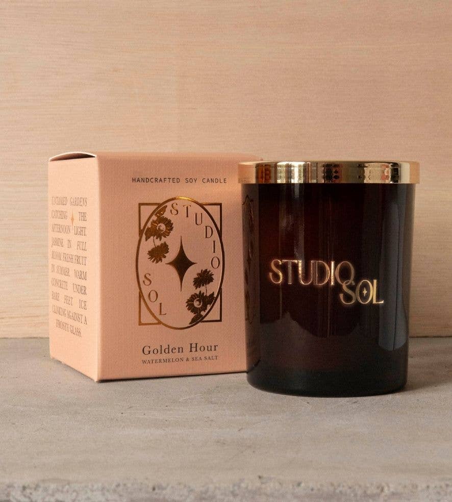 Golden Hour Candle | Watermelon + Sea Salt
