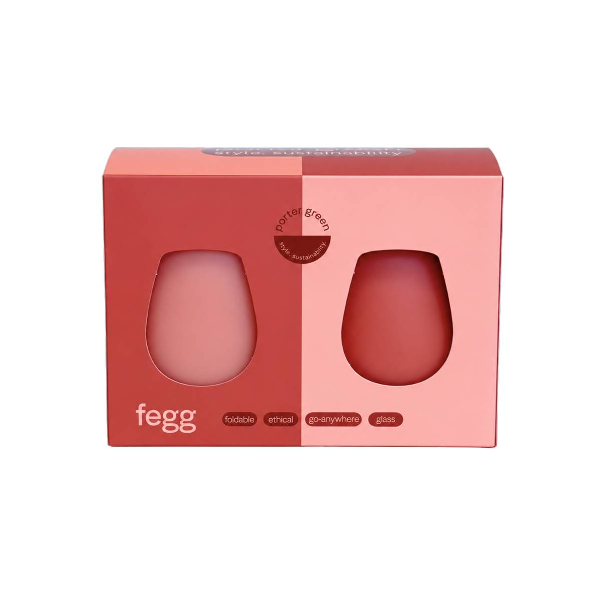 Terra + Peach | Fegg | Silicone Unbreakable Glasses