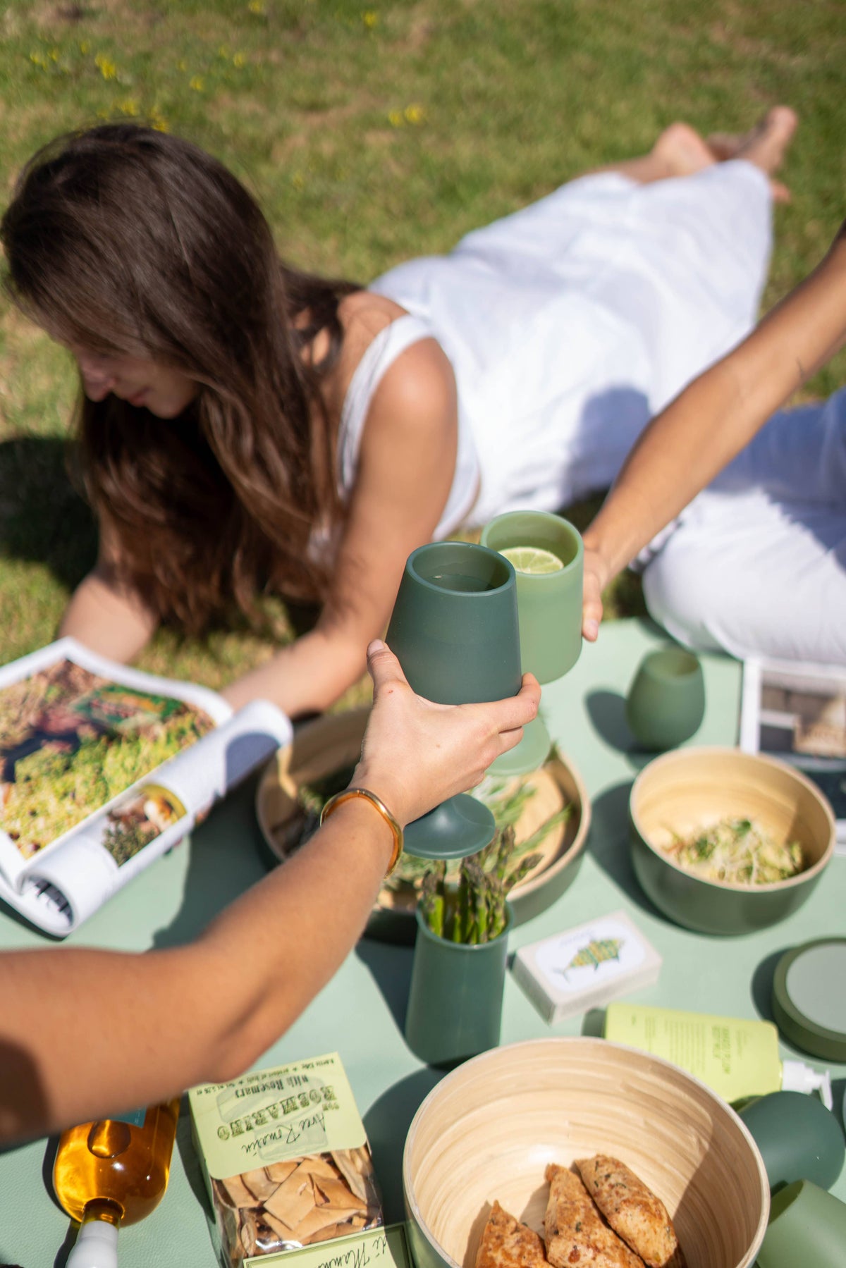 Sage + Olive | Swepp | Silicone Unbreakable Wine Glasses