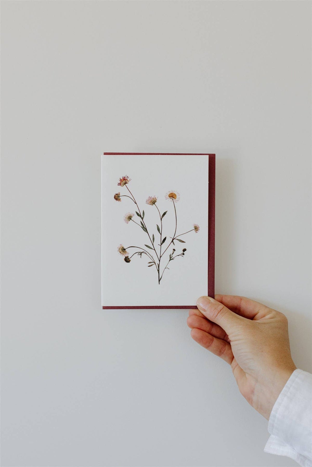 Individual Pressed Flower Card A6